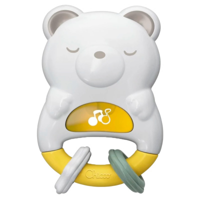 Игрушка погремушка интерактивная ночник Мишка 2 в 1 Chicco 00011818000000 1
